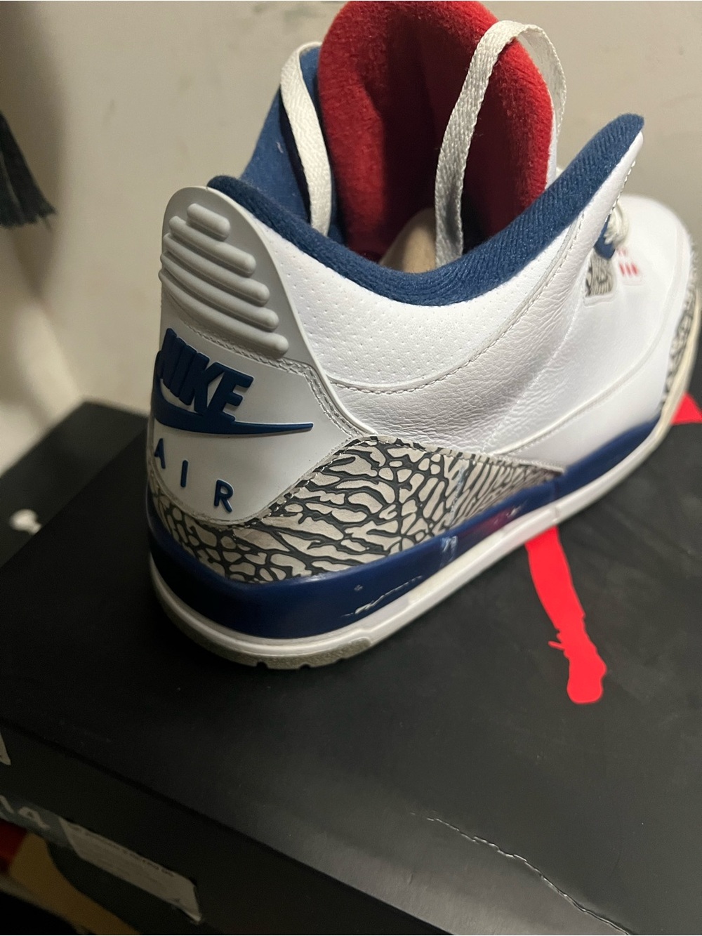 Jordan Retro 3 “True Blue” Size 14 - Picture 4 of 4